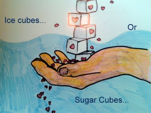 Ice cubes or Sugar cubes, Jean Drayovitch